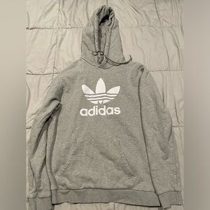 Adidas medium hoodie grey excellent condition